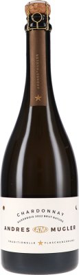 Andres & Mugler - Chardonnay Auxerrois Sekt Brut Nature 2022 - BIO